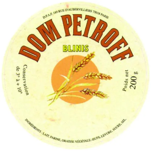 Dom Petroff est une marque déposée par D.P.A.P.
