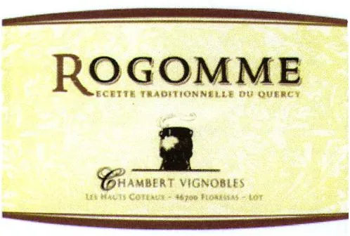 Rogomme Recette Traditionnelle Du Quercy est une marque déposée par CHAMBERT VIGNOBLES