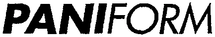 Paniform est une marque déposée par CARIF