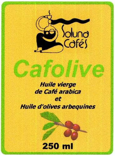 Soluna Cafes Cafolive est une marque déposée par LA CAFEOTHEQUE SAS (WORLD'S BEST COFFEES)