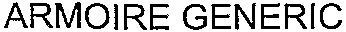 Armoire Generic est une marque déposée par GROUPE PIERRE HENRY (GESSIT)