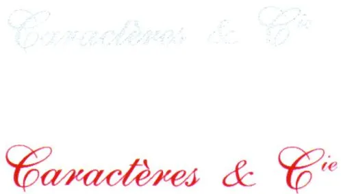 Caractères & Cie est une marque déposée par K'PRIM
