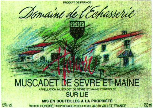 Honore Domaine De Lechasserie est une marque déposée par EARL HONORE