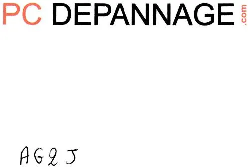 Pc Depannage.com Ag2J est une marque déposée par AG2J