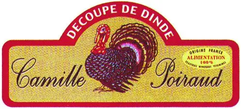 Decoupe De Dinde Camille Poiraud est une marque déposée par S.T.A.M. - POIRAUD