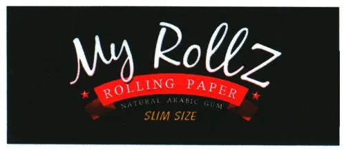 My Rollz Rolling Paper Natural Arabic Gum Slim Size est une marque déposée par ROYAL DISTRIBUTION T.D.N.