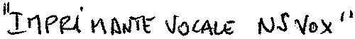 “ Imprimante Vocale Ns Vox ” est une marque déposée par NOMADIC SOLUTIONS (NOMADI SOLUTIONS)
