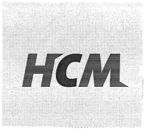 Hcm est une marque déposée par H.C.M HOLDING CAOUTCHOUC MOUSSE