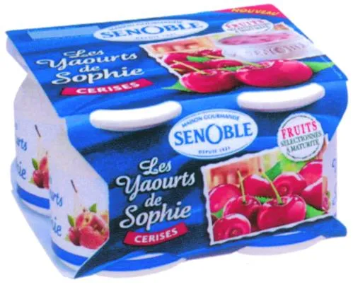 Maison Gourmande Senoble Depuis 1921 Les Yaourts De Sophie Cerises est une marque déposée par EURIAL ULTRA FRAIS