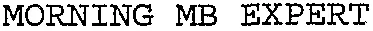 Morning Mb Expert est une marque déposée par MARTIN BELAYSOUD EXPANSION
