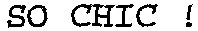 So Chic! est une marque déposée par DEVINEAU SAS