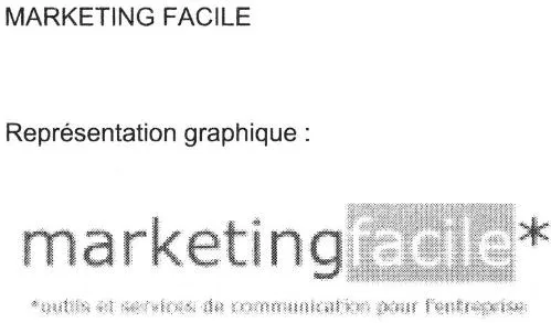 Marketing Facile Outils Et Services De Communication Pour L'entreprise est une marque déposée par DRAPIN FRANCK