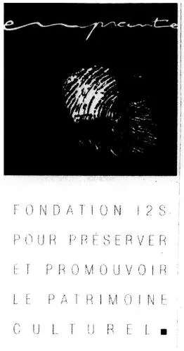 Empreinte Fondation I2S Pour Preserver Et Promouvoir Le Patrimoine Culturel est une marque déposée par I2S