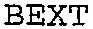 Bext est une marque déposée par INFFLUX INFORMATIQUE ET FLUX (INFFLUX)