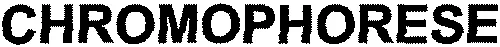 Chromophorese est une marque déposée par SOC CONCEPTION APPLICAT TECHN ELECTRONIQ (ACTEON Equipment - SATELEC)