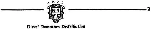 1873 Kp Direct Domaines Distribution est une marque déposée par DIRECT DOMAINES DISTRIBUTION (DDD)