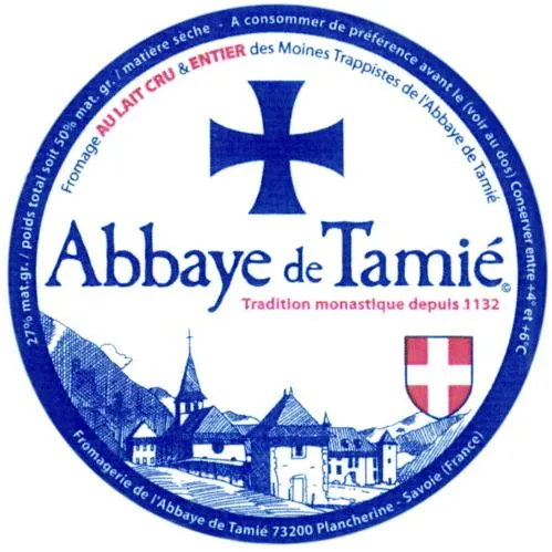 Abbaye De Tamié Tradition Monostique Depuis 1132 est une marque déposée par FROMAGERIE DE TAMIE