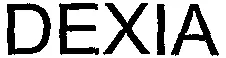 Dexia est une marque déposée par DEXIA