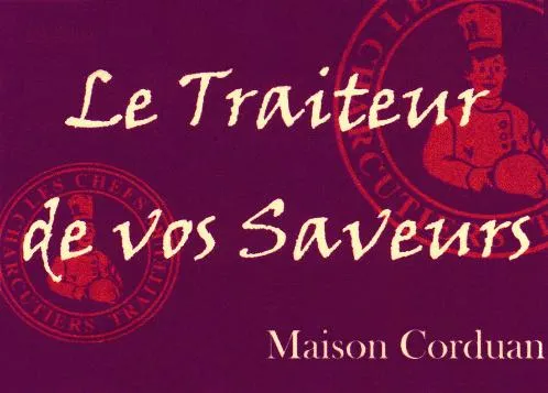 Le Traiteur De Vos Saveurs Maison Corduan est une marque déposée par SOCIETE CORDUAN (LE TRAITEUR DE VOS SAVEURS)