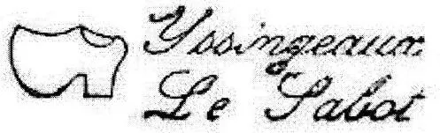 Yssingeaux Le Sabot est une marque déposée par SAUZEDDE BIGUET