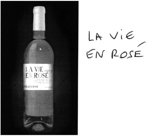 La Vie En Rosé est une marque déposée par SOCIETE DES VIGNOBLES BAYLET