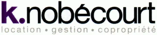 K.nobecourt Location.gestion.copropriete est une marque déposée par K.NOBECOURT GESTION