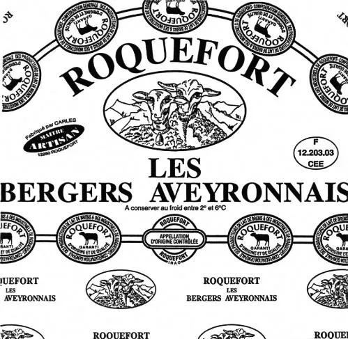 Roquefort Les Bergers Aveyronnais est une marque déposée par ETABLISSEMENTS CARLES (ETS CARLES)