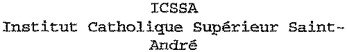 Icssa Institut Catholique Supérieur Saint-André est une marque déposée par OGEC ENSEMBLE SCOLAIRE NIORTAIS (OGEC ESN)