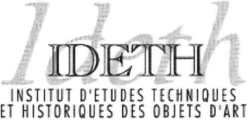 Ideth Institut D'etudes Techniques Et Historiques Des Objets D'art est une marque déposée par GROUPE EAC - ING (EAC)