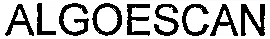 Algoescan est une marque déposée par ALGOE (ALDEV)