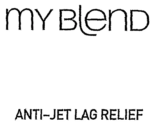My Blend Anti-Jet Lag Relief est une marque déposée par MY BLEND