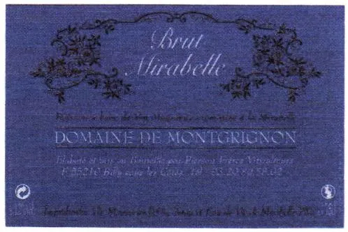Domaine De Montgrignon est une marque déposée par SICIETE CIVILE D'EXPLOITATION AGRICOLE DE MONTGRIGNON (6598)
