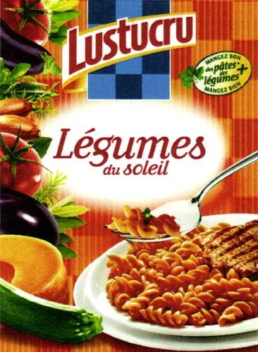 Lustucru Mangez Bon Des Pates + Des Legumes Mangez Bien Legumes Du Soleil est une marque déposée par PASTACORP