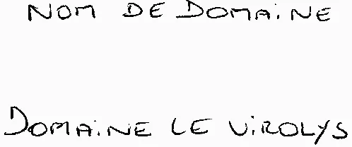 Domaine Le Virolys est une marque déposée par SCEA GONDARD LAURENT ET FILS (SCEA)