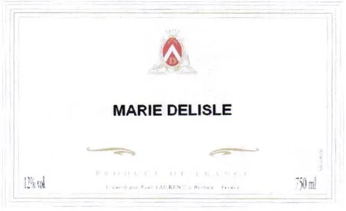 D Marie Delisle est une marque déposée par CHAMPAGNE PAUL LAURENT