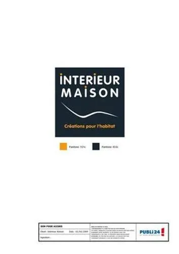 Interieur Maison Creations Pour L Habitat est une marque déposée par SOCIETE REGIONALE DU SIEGE (SRSI)