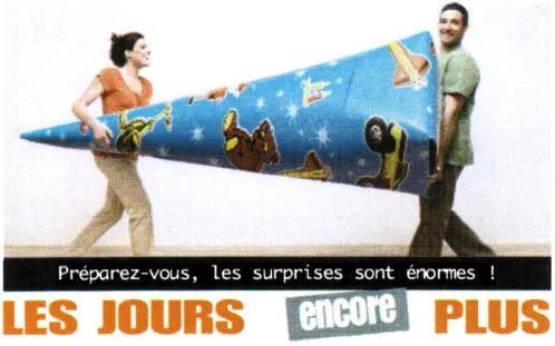 Preparez-Vous, Les Surprises Sont Enormes! Les Jours Encore Plus est une marque déposée par GROUPE EXPERT