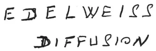 Edelweiss Diffusion est une marque déposée par EDELWEISS DIFFUSION (SARL EDELWEISS DIFFUSION)