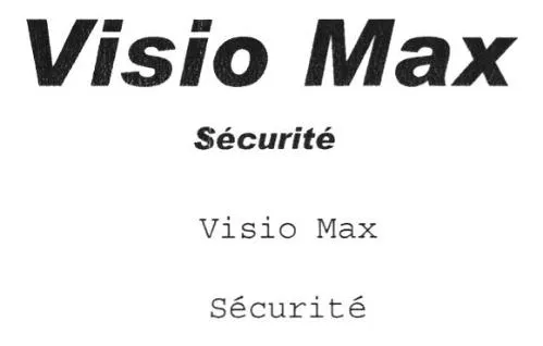 Visio Max Securite est une marque déposée par C.R.I. (C.R.I.)