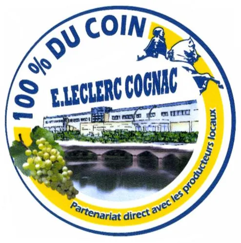 100% Du Coin E. Leclerc Cognac est une marque déposée par COGNAC DISTRIBUTION