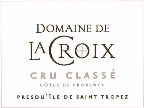 Domaine De La Croix Presqu'île De Saint Tropez est une marque déposée par SAS DOMAINE DE LA CROIX EXPLOITATION
