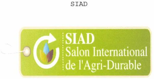 Siad Salon International De L'agri-Durable est une marque déposée par ORGANISATION MANIF LIEES A L AGRICULTURE (ORGAGRI)