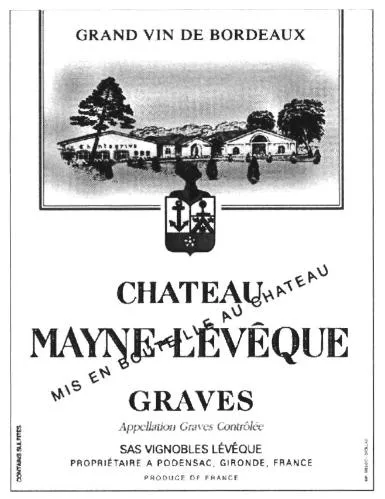 Chateau Mayne-Lévêque est une marque déposée par VIGNOBLES LEVEQUE