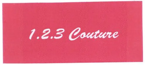 1.2.3 Couture est une marque déposée par DISTRIFIL