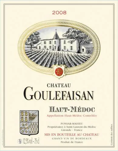 Chateau Goulefaisan est une marque déposée par SCEV PONSAR MAHIEU (CHATEAU TOUR MARCILLANET)