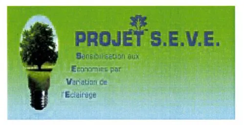 Projet S.e.v.e. Sensibilisation Aux Economies Par Variation De L'eclairage est une marque déposée par METROPOLE DU GRAND NANCY