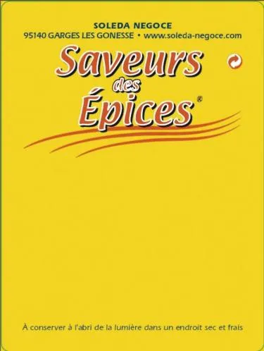 Soleda Negoce Www.soleda-Negoce.com Saveurs Des Epices est une marque déposée par SOLEDA NEGOCE (L ETOILE D AFRIQUE)
