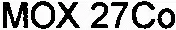 Mox 27Co est une marque déposée par GENERALE DE DECOUPAGE