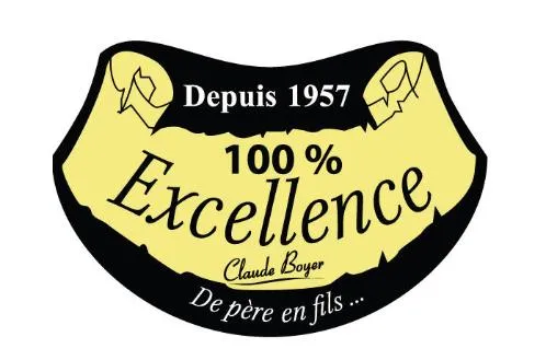 Depuis 1957 100% Excellence Claude Boyer De Pere En Fils... est une marque déposée par B.D  BOYER DEVELOPPEMENT
