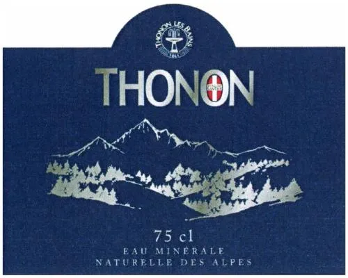 Thonon Les Bains Thonon est une marque déposée par SOC DES EAUX MINERALES THONON LES BAINS